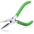 thumbnail image 1 of shiyou-5 Inches Long Nose Pliers with Cutter Chain Nose Pliers with Smooth Flat Jaws Mini Jewelry Pliers Precision Jewelry Making Tool for Handcraft Bending Wire PCB Board, 1 of 4