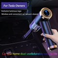 thumbnail image 5 of Aspiradora para Tesla Car Cleaner para Modelo 3/X/Y/S Aspiradoras de Mano Inalámbricas con Luz LED Accesorios Tesla con Potente Succión 5V/120W/9000Pa 90° Aspiradora Plegable Negro Sincero Electrónica, 5 of 5