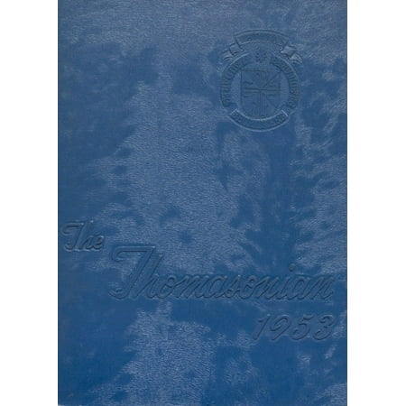 (Custom Reprint) Yearbook: 1953 St Thomas High School - Retrospect Thomasonian Yearbook (Braddock PA)