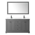 thumbnail image 7 of Wyndham Collection Wcv232360d-Vca-M58 Avery 60" Free Standing Double Basin Vanity Set -, 7 of 7