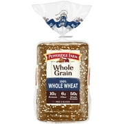 Pepperidge Farm Whole Grain 100% Whole Wheat Bread, 24 oz Loaf