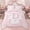 Pink D, variant on Erosebridal Initial M Letter Kid Twin Comforter Sets, Princess Bow Love Heart Bedding Set, 2pcs