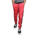 thumbnail image 4 of G-Style USA Men's Striped Athletic Jogging Windbreaker Track Pants TR573 - Red - Medium, 4 of 6