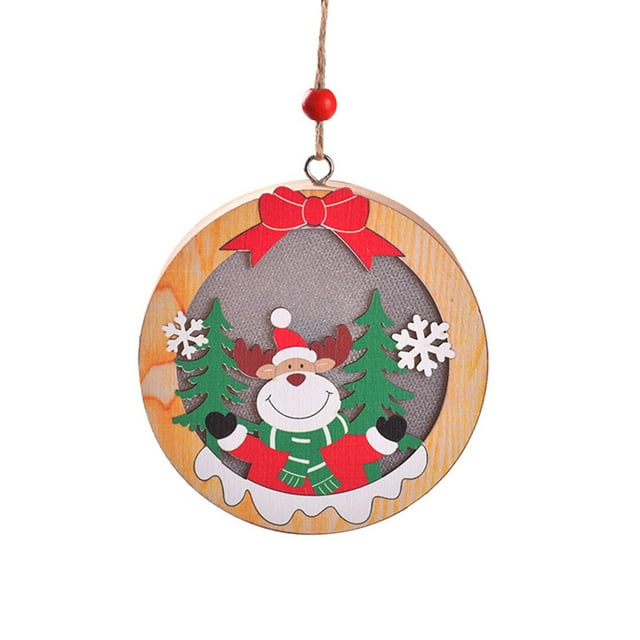Adornos navideños, regalos navideños, árbol de luces LED de Navidad con forma de estrella, adornos colgantes, luz de ciervo brillante para Navidad, cumpleaños, bodas, fiestas, lámparas decorativas.
