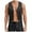 Black, variant on Dpytoraw Male New Tassel Deer Skin Velvet Buttonless Mid Length Vest Vest Vest Jacket