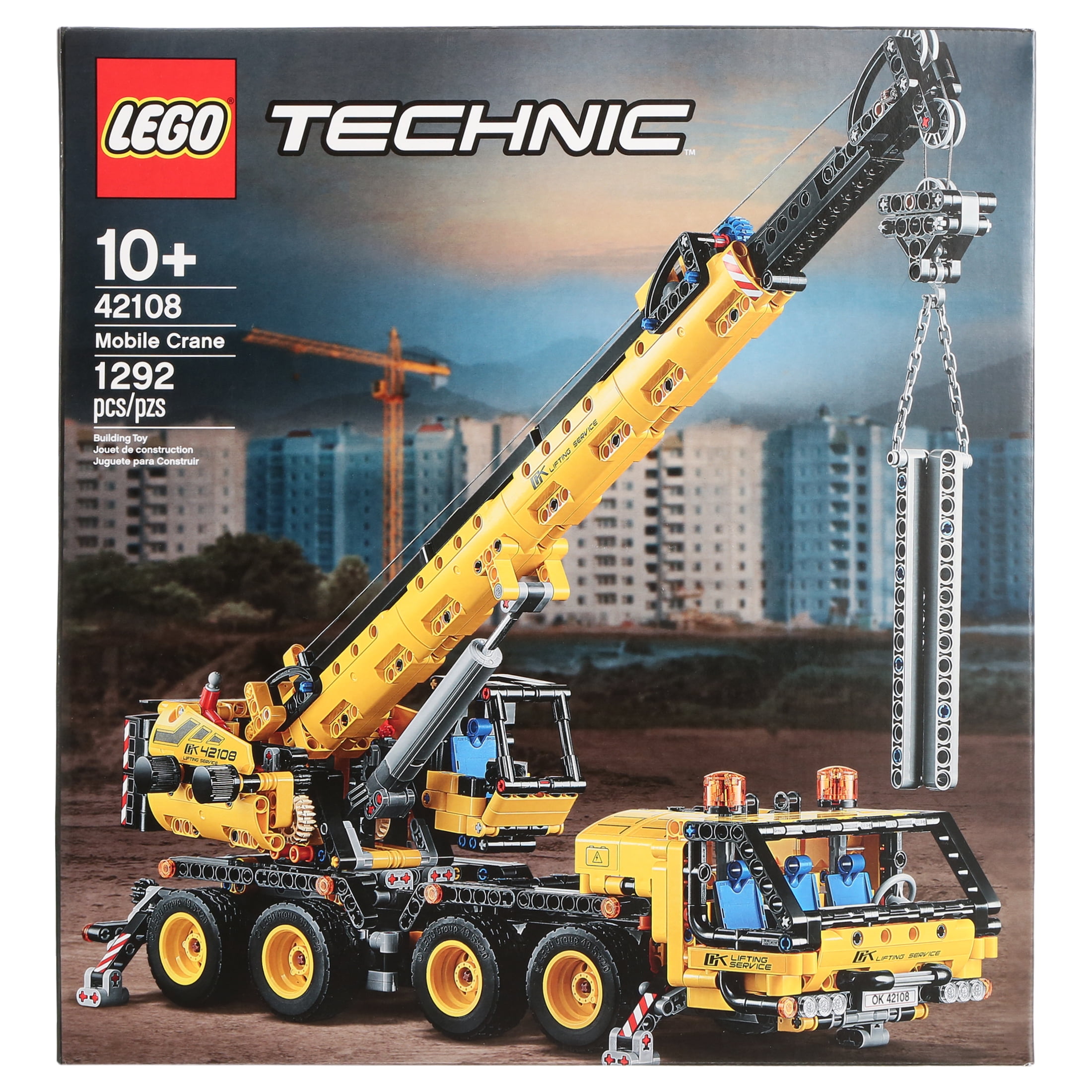 Technic Mobile Crane 42108 Construction Toy Building Kit (1,292 pieces) Walmart.com