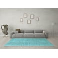 thumbnail image 3 of Ahgly Company Indoor Rectangle Oriental Light Blue Industrial Area Rugs, 6' x 9', 3 of 4
