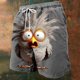thumbnail image 4 of Pantalones de Cintura Elástica de Uso Casual Y Cómodo con Cintura Elástica Y Cordón para la Natación de Verano de Ocio en la Playa, 4 of 5