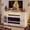 White Marble, variant on Bestier 63" LED TV Stand with 36" Electric Fireplace and Storage Entertainment Center for TVs up to 70", White