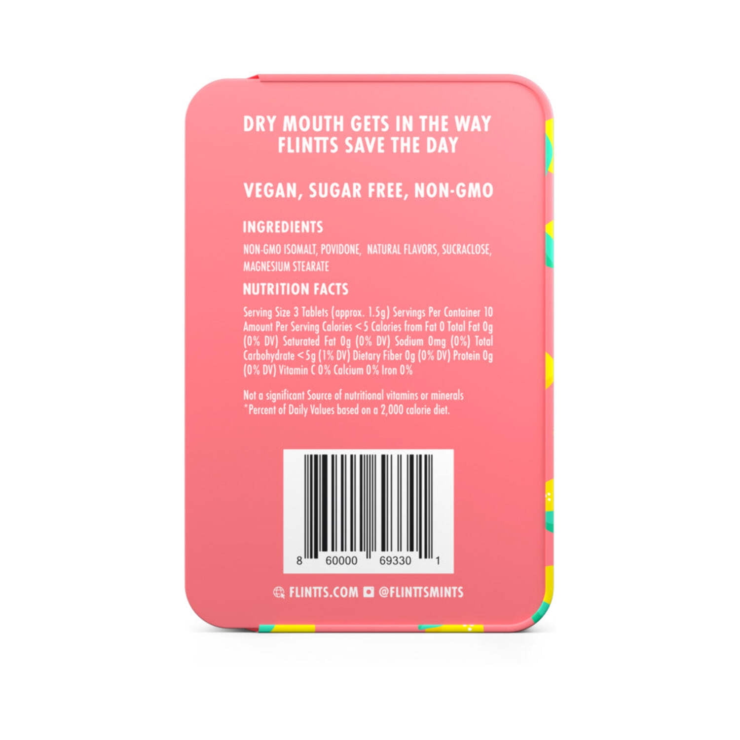 Flintts Mouth Watering Mints Lemon - F-Strength 250