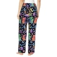 thumbnail image 3 of Picia Colorful Animals Womens Soft Woven Cotton Elastic Waistband Sleep Pajama Pant Lounge Sleep Pant With Pockets And Drawstring-X-Large, 3 of 9