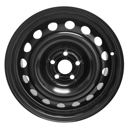 Wheel Rim for 2013-2020 Buick Encore 16x6.5 in Painted Black Steel Rim Direct Fit