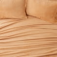 thumbnail image 4 of Velvet Plush Fleece Solid Sheet Set, Twin, 3 Pieces, 4 of 5