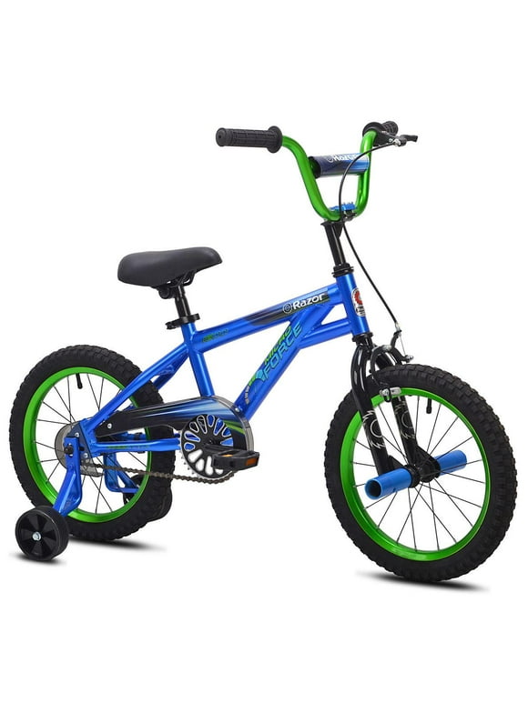 Razor 16 in. Micro Force Bicycle with Training Wheels, 1 Speed, Steel Frame