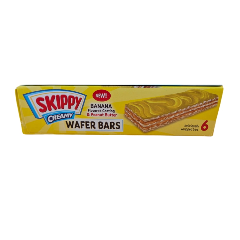 Skippy Peanut Butter & Banana Wafer Bars 7.8 Oz Box (3 Pack)