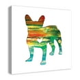 thumbnail image 2 of Creative Products Paint Silhouette Frenchie 24 x 24 Canvas Wall Art, 2 of 5
