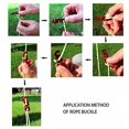thumbnail image 4 of Cuerda para Acampar de Servicio Pesado de 8 Botones - Líneas Reflectantes para Exteriores de 4 Mm con Ajustador de Tensor Cuerda de Nailon Fuerte para Carpa Grande Lazos para Toldos de Lona Grande Pa, 4 of 5