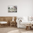 thumbnail image 3 of Stupell Industries Muted Cottage Meadow Landscape Painting White Framed Art Print Wall Art, 30 x 24, 3 of 9
