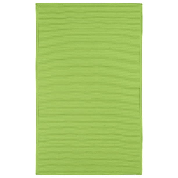 Kaleen Rugs Bikini Indoor/Outdoor Rug, Lime Green, 9' x 12'