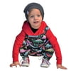 Newborn Infant Baby Boy Girl Hooded Tops+Pants Christmas Outfit Clothes Set
