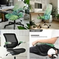 thumbnail image 2 of Xoenoiee Tropical Monstera Leaves Print Computer Office Chair Cover with Arm Covers, Stretch Rotating Chair Slipcovers Removable Chair Seat Cover Furniture Protector Covers, Set of 3, Large, 2 of 6