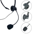 thumbnail image 5 of MaximalPower Overhead Headset with Boom Mic PTT VOX Microphone Walkie Talkie Earpiece for Motorola CP200 CP200D CLS1410 RDM2070D RDV5100 Two Way Radio (4 Pack), 5 of 6
