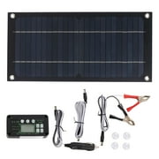 600 Watt Solar Panel Kit, 12V 24V Solar Panel with 100A Solar Charge Controller, Monocrystalline Solar Battery Charger for Marine Boat Car Battery Camper