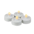 thumbnail image 2 of Set of 4 White LED Flickering Flame Tealight Candles, 2 of 2