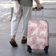 thumbnail image 3 of White Dogs and Pioneer Flower Luggage Cover Fashion Suitcase Cover Baggage Covers Fit 25-28 Inch Luggage (Go Travel), 3 of 5