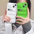 thumbnail image 3 of Winter Down Jacket 3d The Puffer Soft Cloth Phone Case For Apple Iphone 11/12/13 Back Cover, 3 of 5