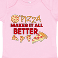 thumbnail image 4 of Inktastic Pizza Makes It All Better Boys or Girls Baby Bodysuit, 4 of 5