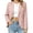 Pink, variant on Womens Casual Blazers Long Sleeve Lapel Button Slim Work Office Blazer Jacket