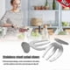 thumbnail image 4 of Stainless Steel Salad Claws Set of 2 for Serving and Mixing Salads, 4 of 5
