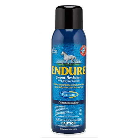 UPC: 0086621001824 | Farnam Endure Sweat-Resistant Fly Spray for Horses 14-day Long Lasting Protection  32 oz. Pump Spray