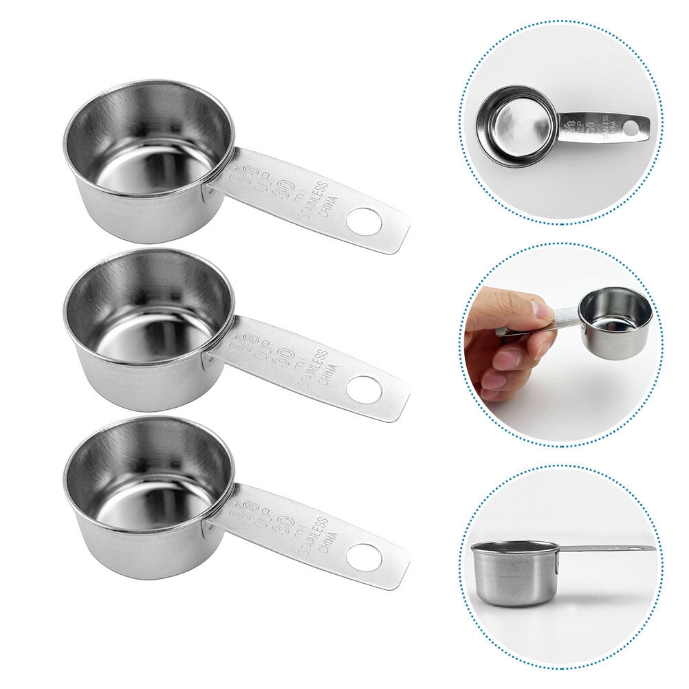 Sauce cups 3Pcs Sauce Dipping Cup Steak Sauce Cup Stainless Steel