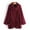 Wine coat for women, variant on Usmixi 2025 Sherpa Coat for Women Winter Fuzzy Plush Overcoat for Women Winter Soft Cozy Fluffy Fleece Coat Plus Size Casual Solid Lapel Open Front Button Outerwear with Pocket