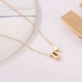 thumbnail image 5 of SUMENG Fashion Tiny Heart Dainty Initial Necklace Gold Silver Color Letter Name Choker For Women Pendant Jewelry Gift, 5 of 5