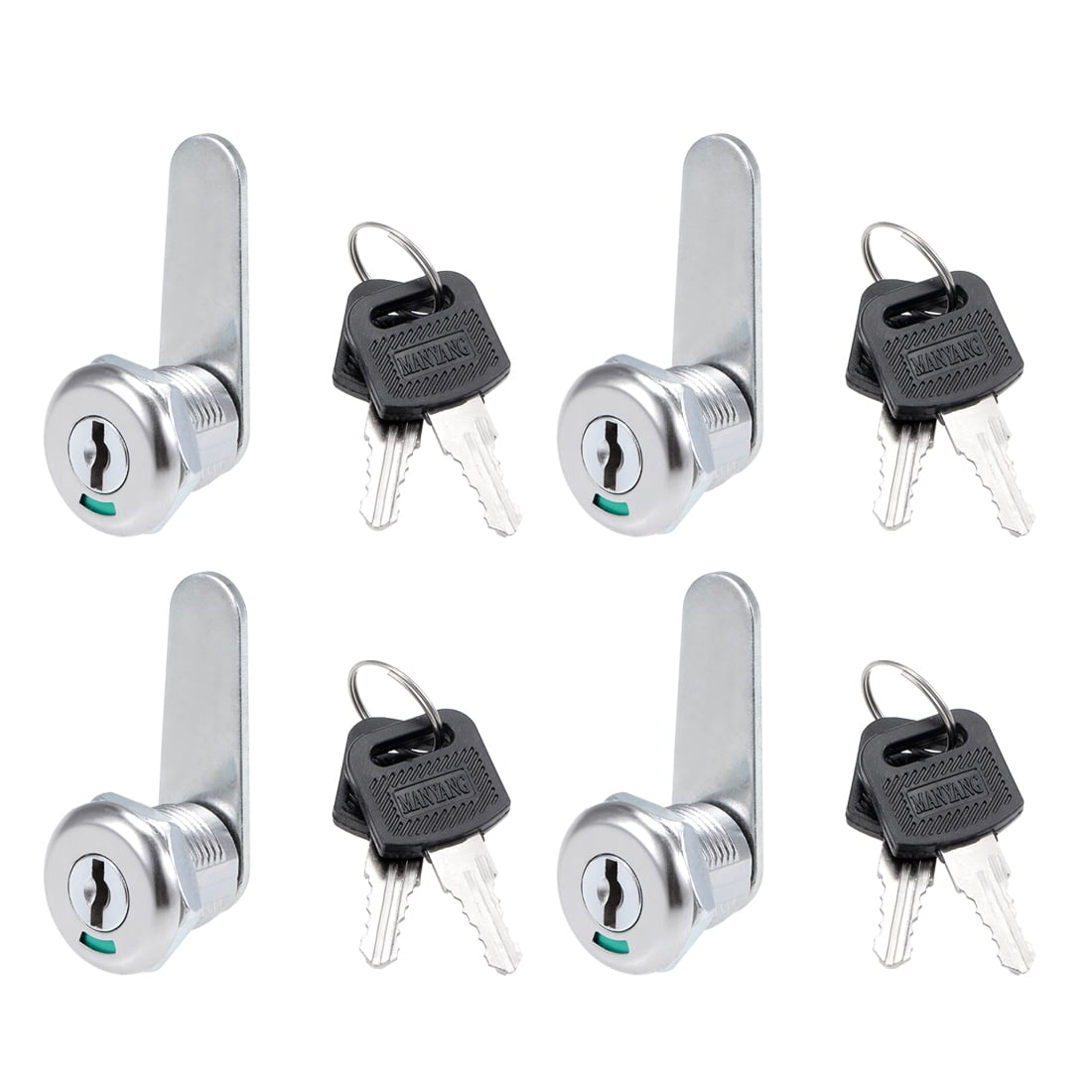 Cam Lock, 16mm Cylinder Length 39mm Cam Chrome Finish Keyed Different