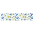 thumbnail image 3 of MKHERT Summer Watercolor Ladybug Butterfly Floral Daisies Table Runner Home Decor for Kitchen Dining Wedding Party 16x72 Inch, 3 of 3