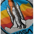 thumbnail image 5 of Retro NASA Worm Logo Rocket Launch Romper Boys or Girls Infant Baby Brisco Brands 12M, 5 of 7