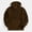 Brown, variant on Tejiojio Men's and Big Men's Classic Tops Clearance Men's Autumn And Winter Solid Color Hooded Sweatshirt Fashion Loose Pullover