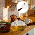 thumbnail image 1 of OULII Glass Tea Kettle for Home Use with Wood Handle 1Pack, 1 of 8