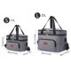 thumbnail image 4 of Bolsa de entrega de alimentos con aislamiento de doble capa de 11 l Bolsa de comestibles con aislamiento impermeable, 4 of 8