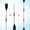 Black, variant on Kyusrd 2pc Aluminum Alloy Paddle for Inflatable Boats,Thickened Hand Cranked Kayak Paddle