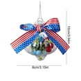 thumbnail image 3 of Independence Day Decoration Transparent Holiday Party Decoration Props Flat Round Seamless Hollow Plastic Flat Hanging, 3 of 6