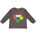 thumbnail image 3 of Inktastic Autism Awareness Puzzle Piece Owl Boys or Girls Long Sleeve Toddler T-Shirt, 3 of 5