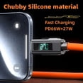 thumbnail image 4 of WEIFEI-USB C to C Cable 5ft Chubby Silicone 4 in 1 USB C Charging Cable with LED Display and EVA Case Type C Fast Charging Cord & Data Sync,for Phone17 16 15 14 13 12Mac,Galaxy S25 S24 S23 S22, 4 of 4