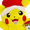 Holiday Pikachu, variant on Pokémon Pikachu Holiday Plush - 8" Tall Super Soft and Cuddly