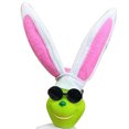 thumbnail image 2 of Tela Pascua Grinch con gafas Conejo Muñecas Regalo para niños Adorno para el hogar (Azul), 2 of 6