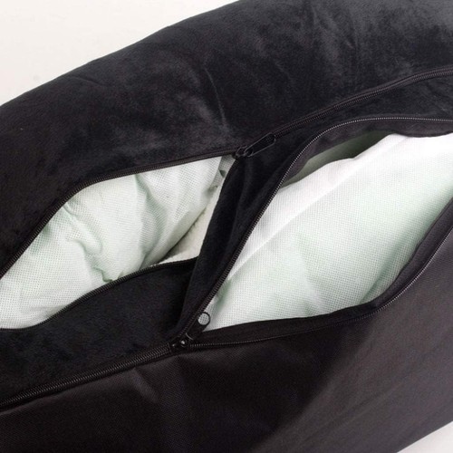Colourtree Black Calming Pet Bed Luxury Comfortable Pet Bed Sofa Warm Dog Bed Puppy House Kennel Cozy Cat Nest Sleepping Mat Cushion Cat Bed and Dog Bed
